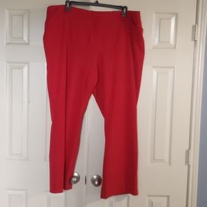 Worthington modern fit bootcut red dress p…